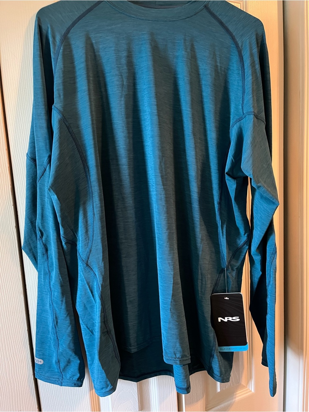 NRS Men’s Long-Sleeve Performance Shirt — Teal